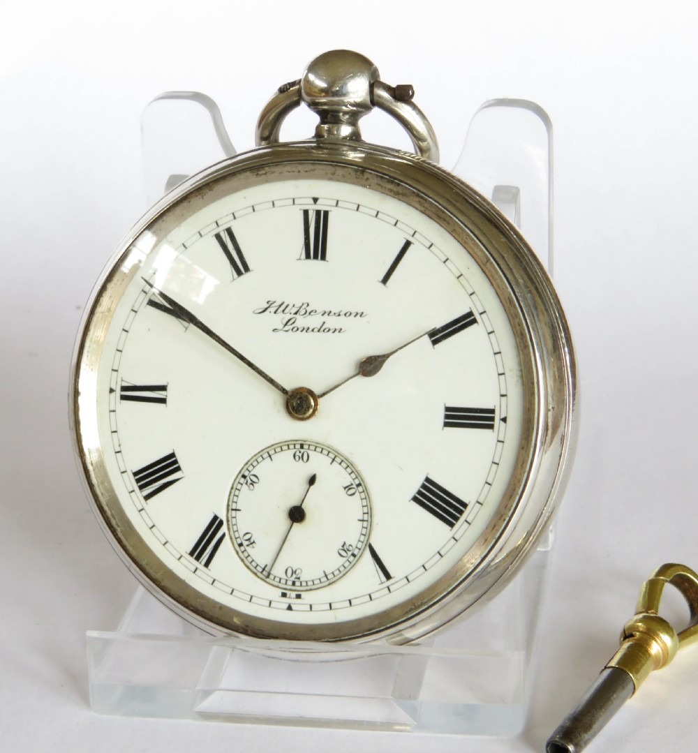 Antique “The Ludgate” silver pocket watch, 1886