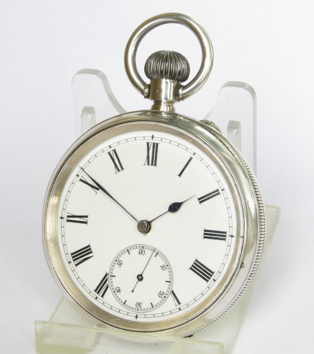 Antique silver Sir John Bennett Longines watch