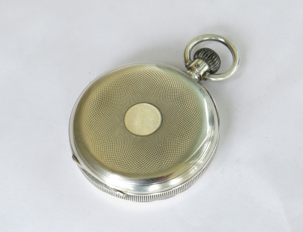 Antique silver Sir John Bennett Longines watch View VI