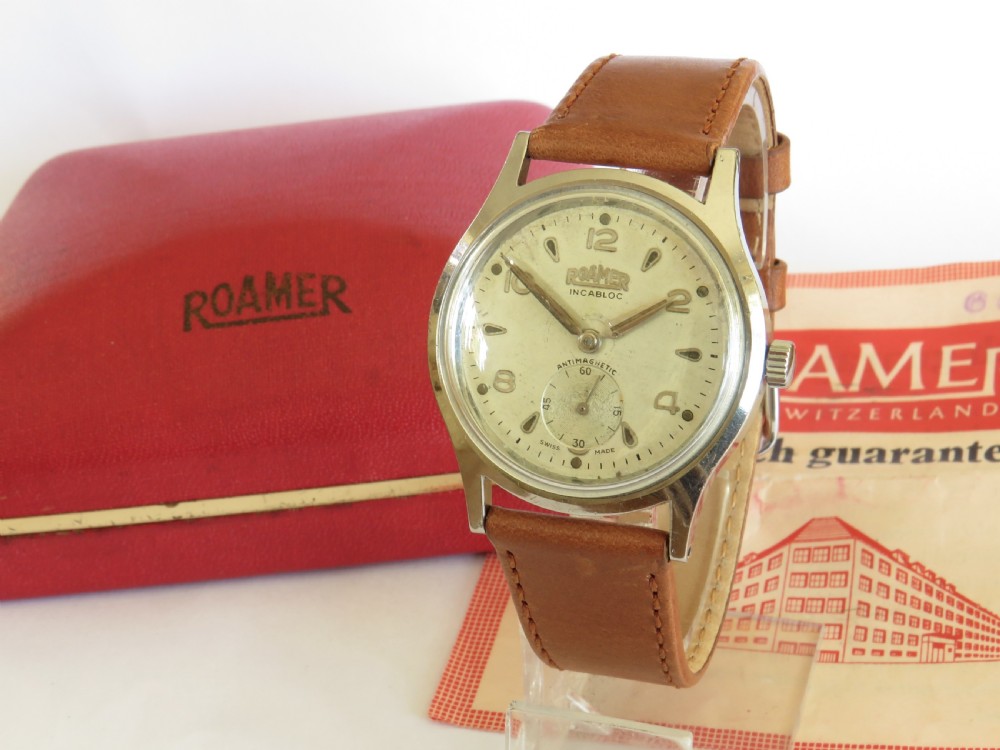 Gents 1950s Roamer wrist watch