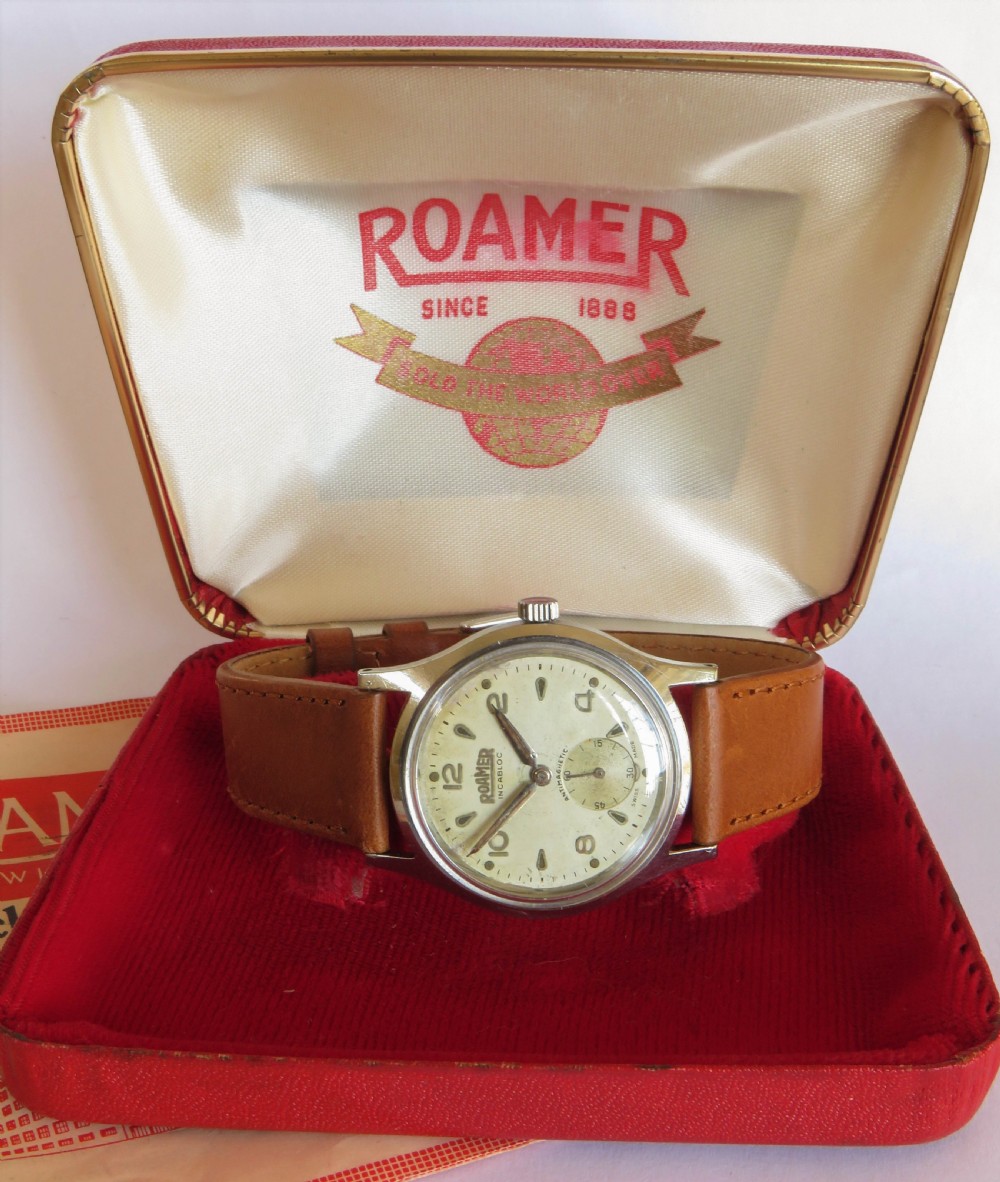 Gents 1950s Roamer wrist watch View II