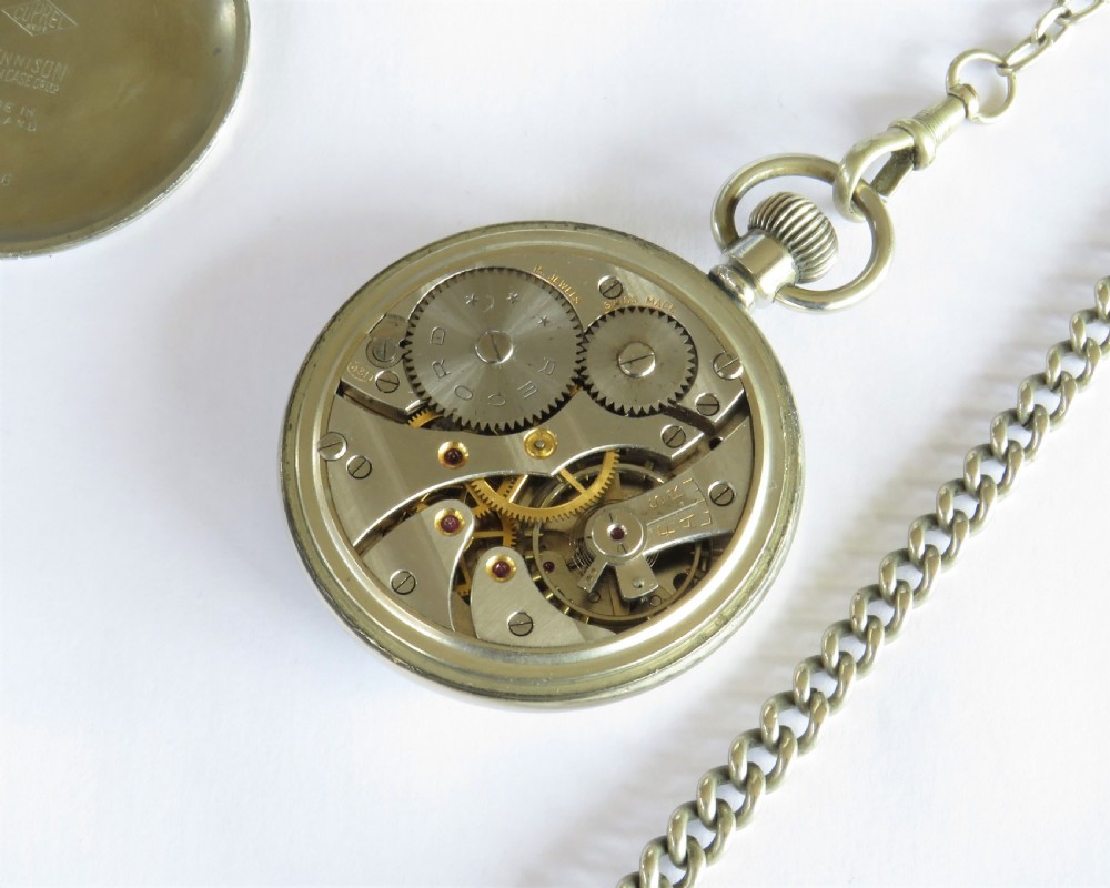 1930s Record pocket watch for Herbert Wolf View III