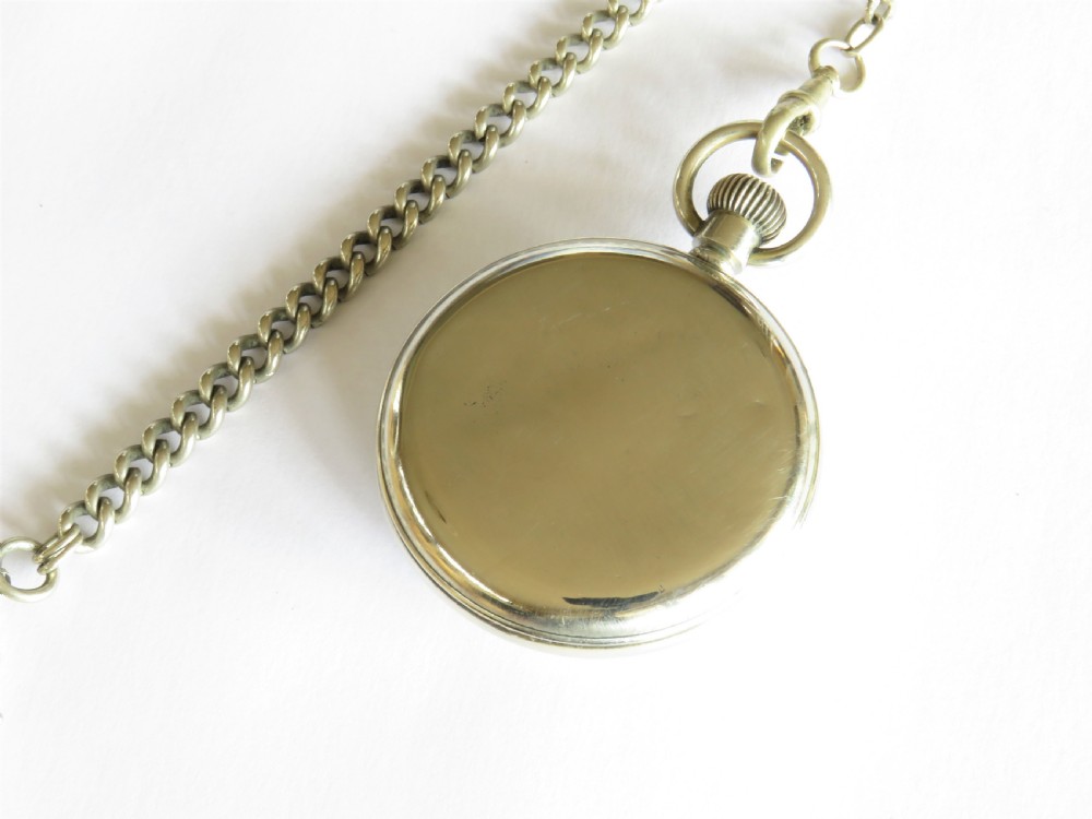 1930s Record pocket watch for Herbert Wolf View IV