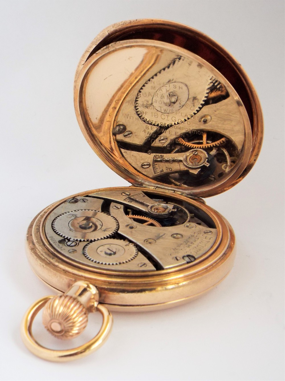 Waltham full hunter pocket watch, 1928. View V