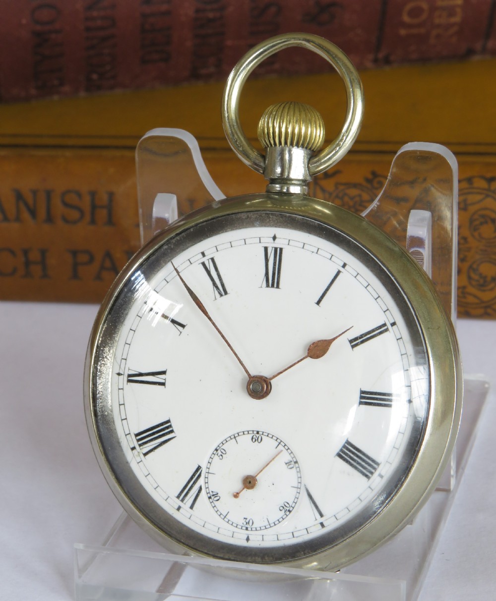 Antique 1910s Omega pocket watch. View II