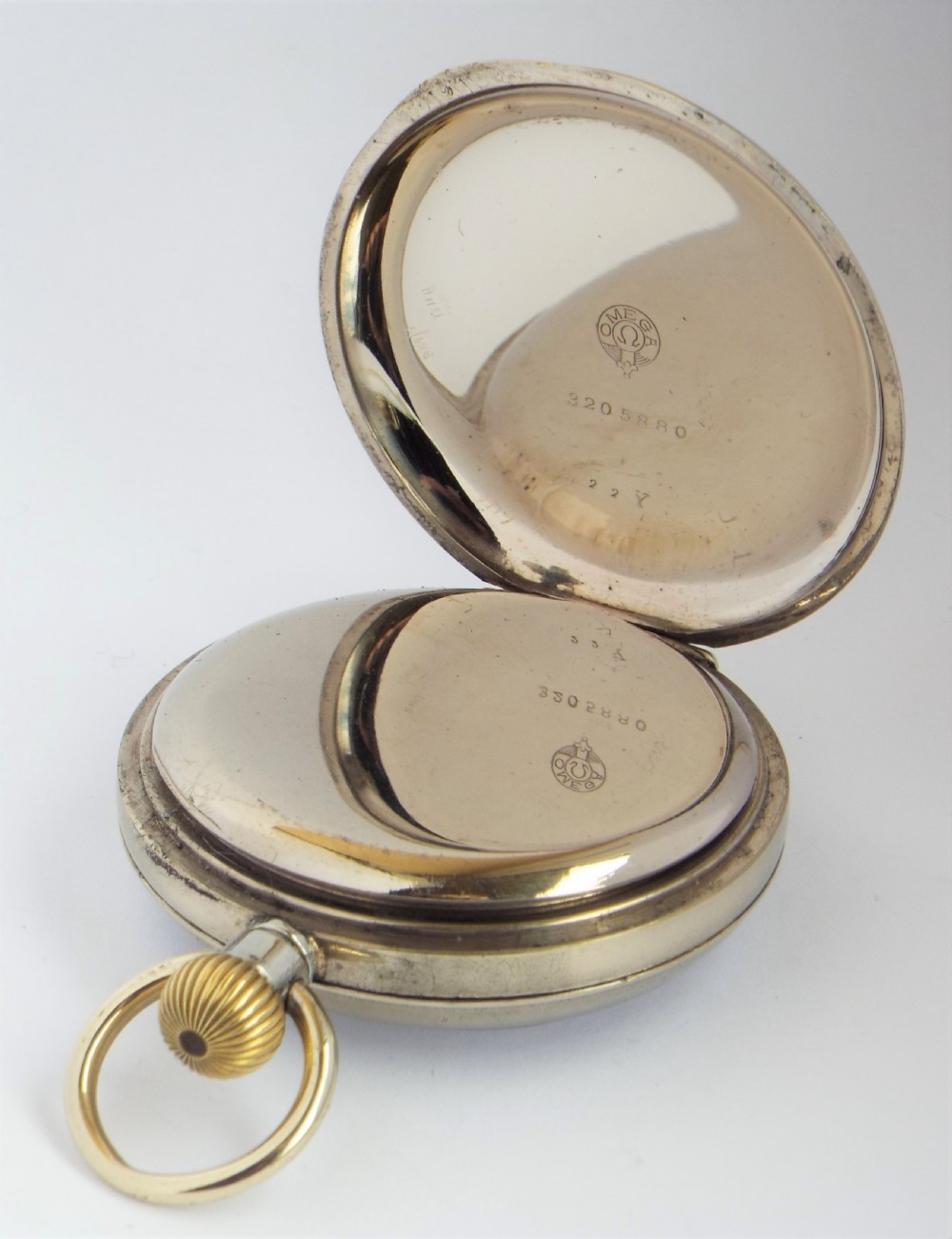 Antique 1910s Omega pocket watch. View IV