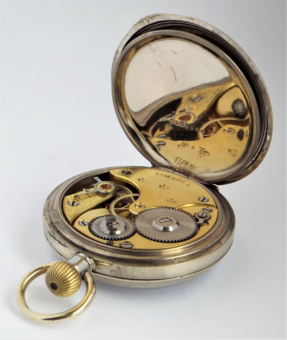 Antique 1910s Omega pocket watch. View V
