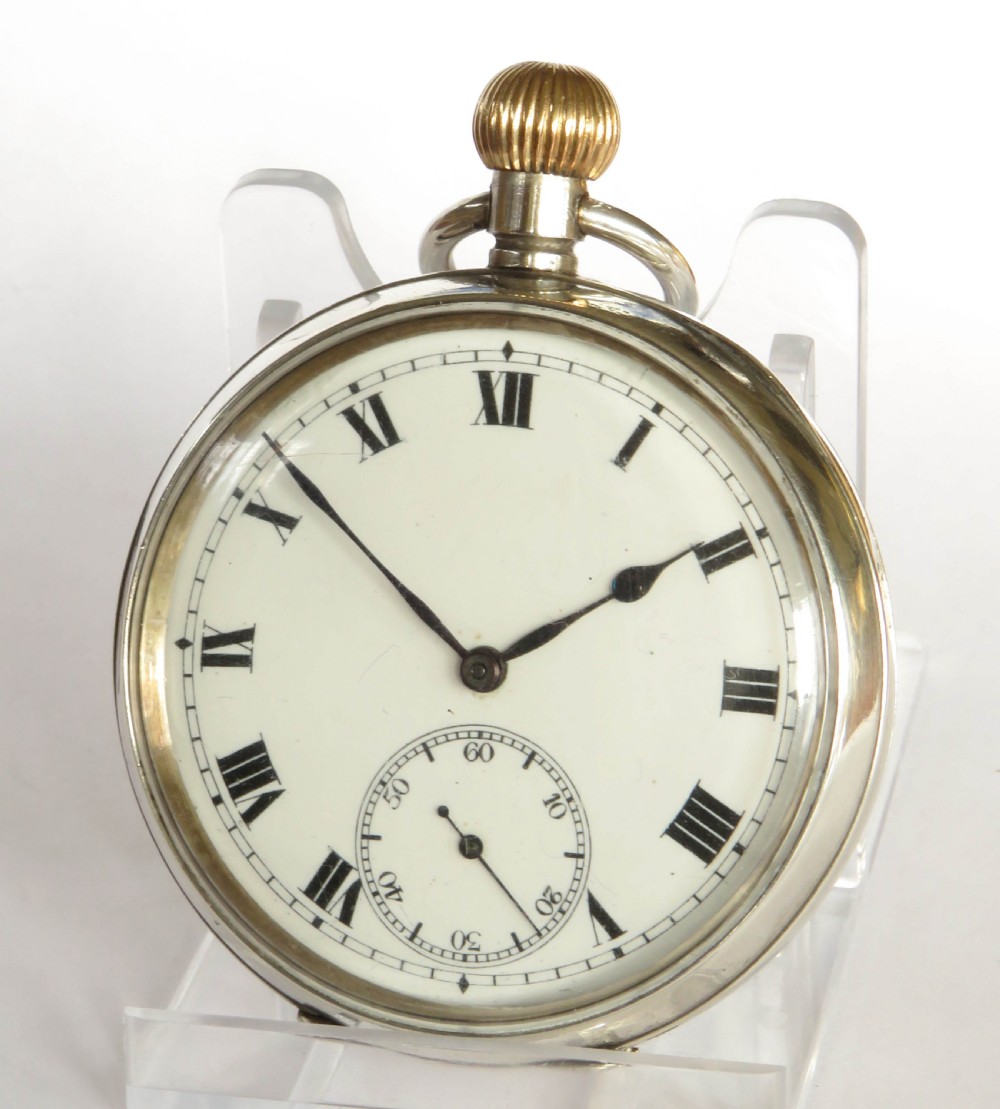 Antique silver pocket watch with Harland & Wolff connection