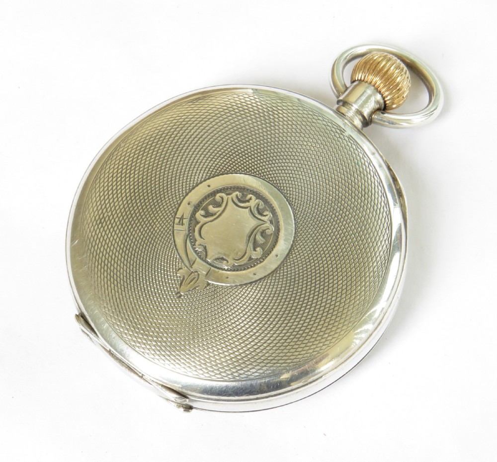 Antique silver pocket watch with Harland & Wolff connection View V