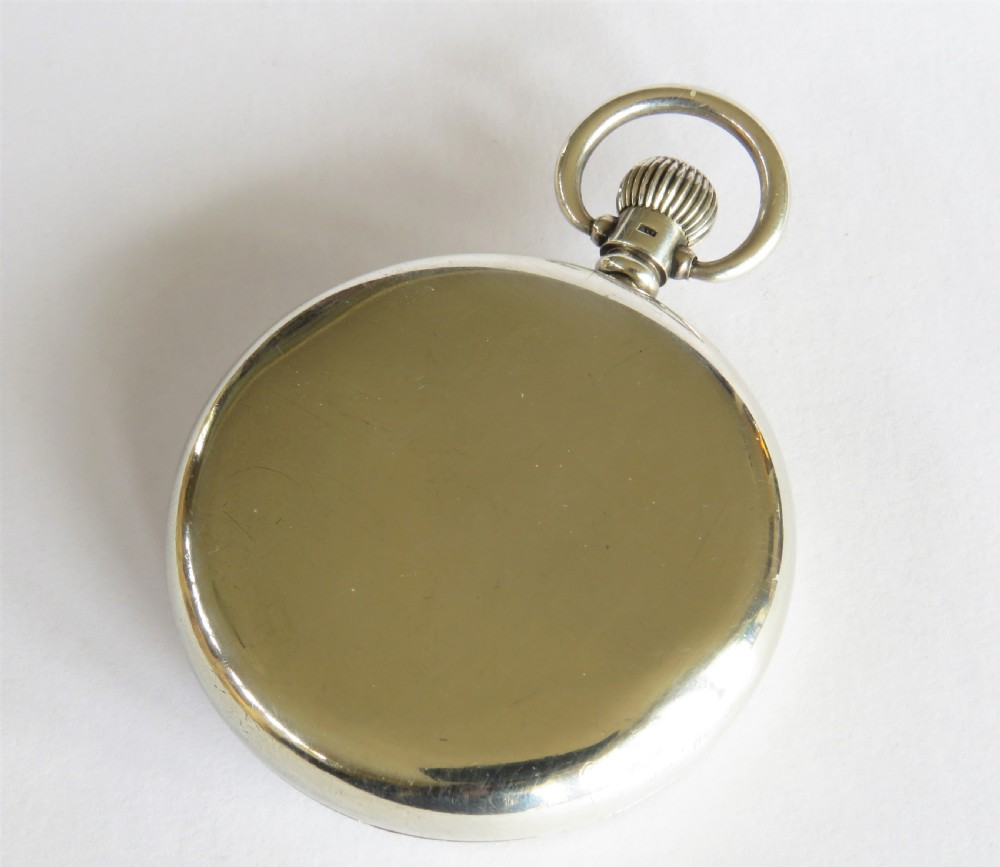Antique silver Delmar pocket watch from Tacy Watch Co View IV