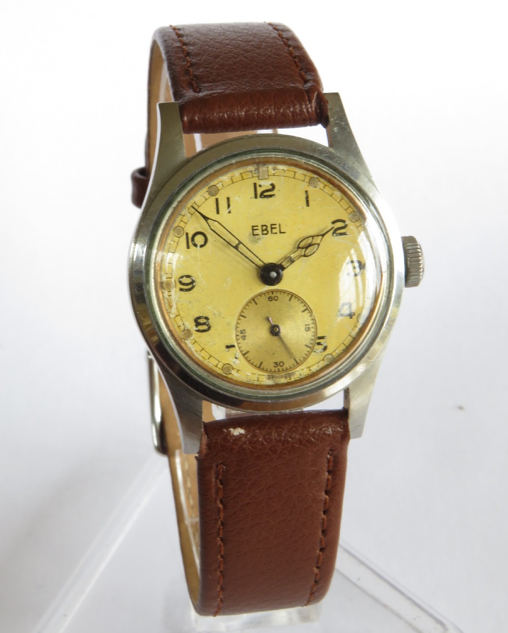 Gents WW2 Ebel military wrist watch, c1940 View II