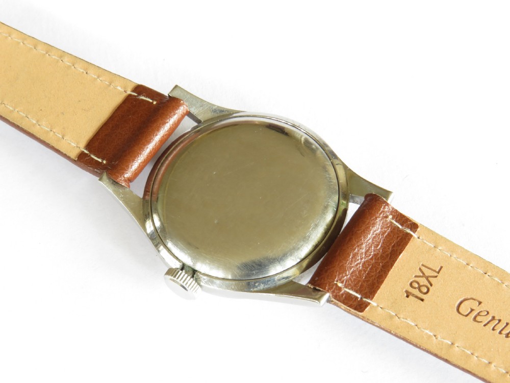 Gents WW2 Ebel military wrist watch, c1940 View V