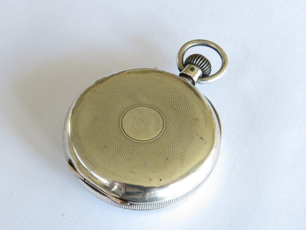 Antique silver pocket watch, Wm Batty, Manchester View V