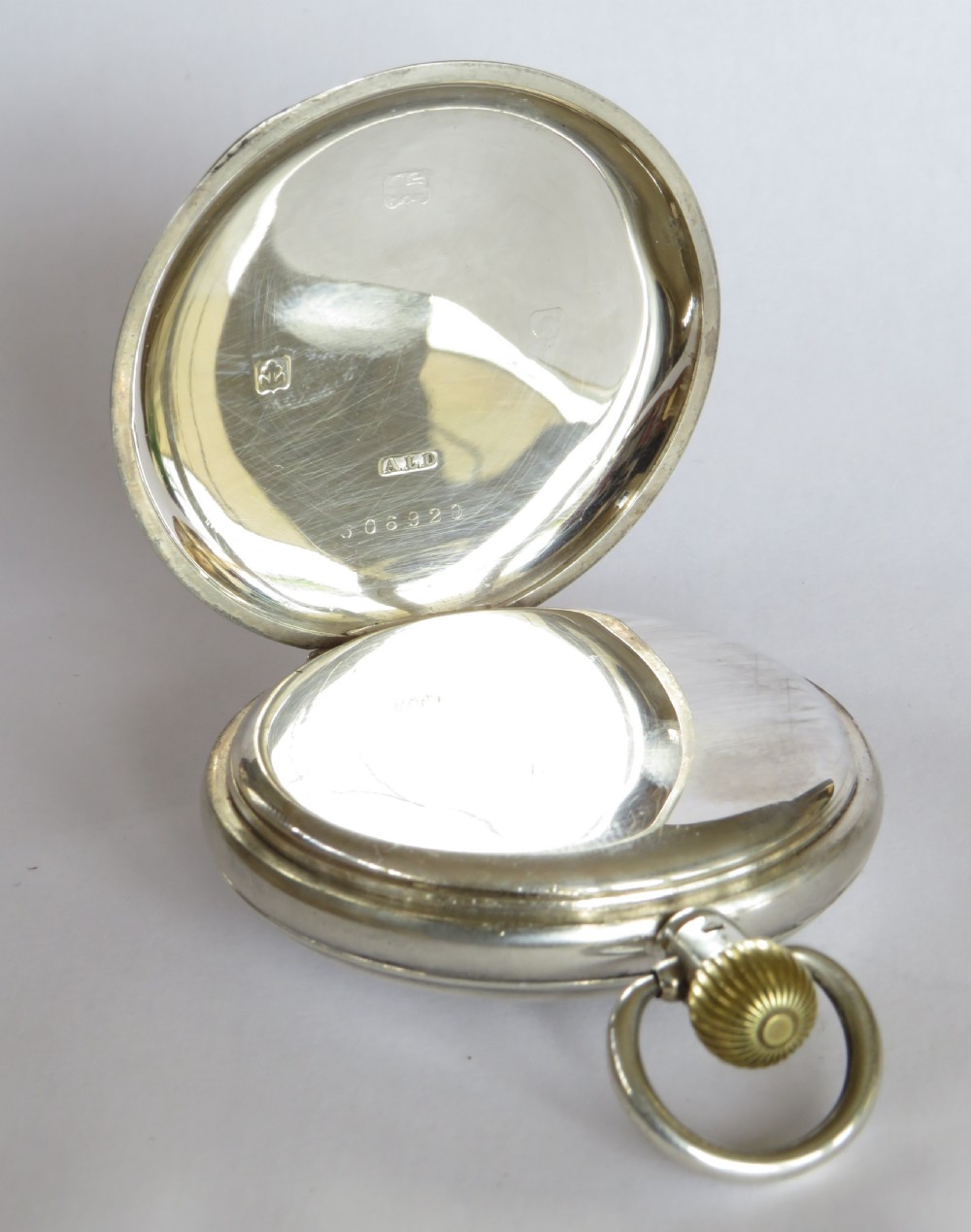 Antique Waltham silver half hunter pocket watch View IV