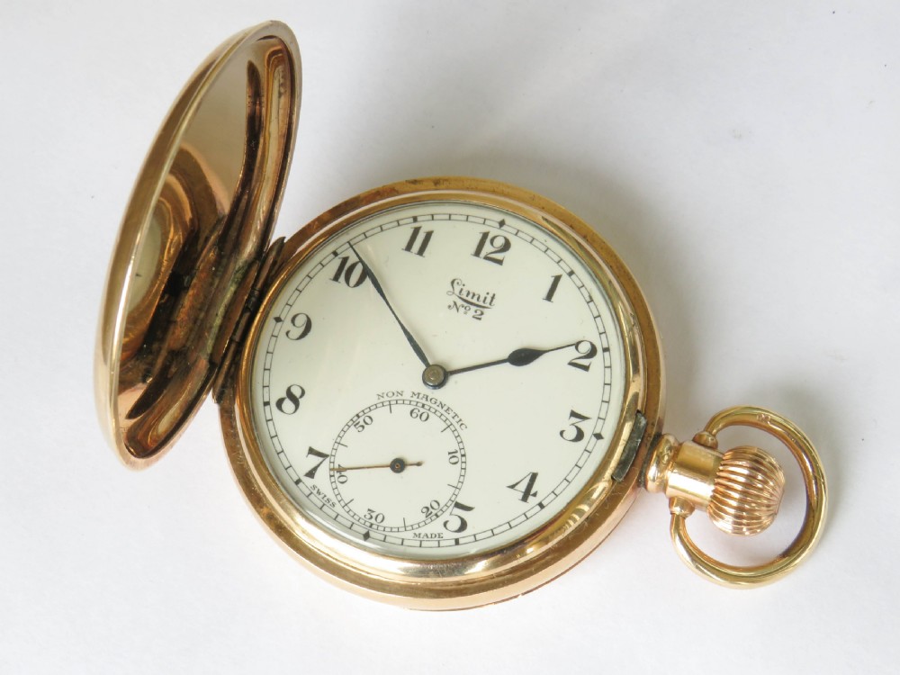 1920s Limit No 2 full hunter pocket watch