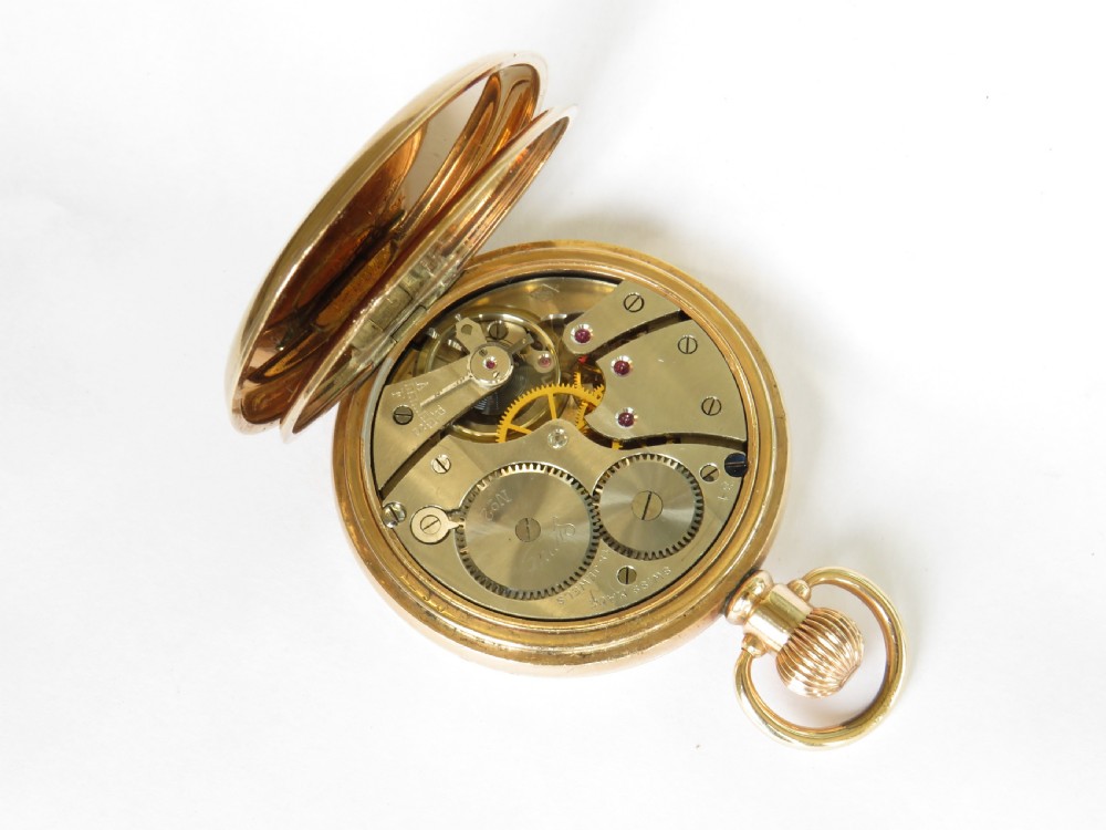 1920s Limit No 2 full hunter pocket watch View III