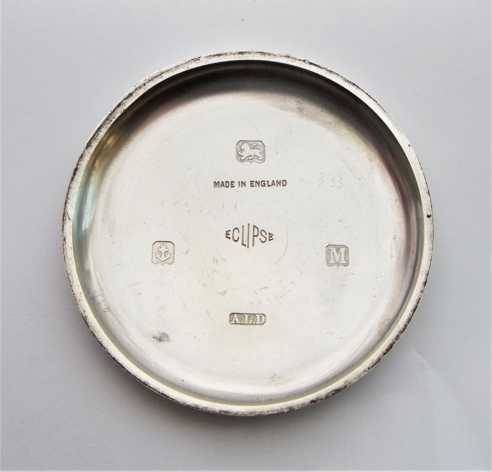 A 1930s silver Selex pocket watch by Dimier Freres & Cie .   View IV