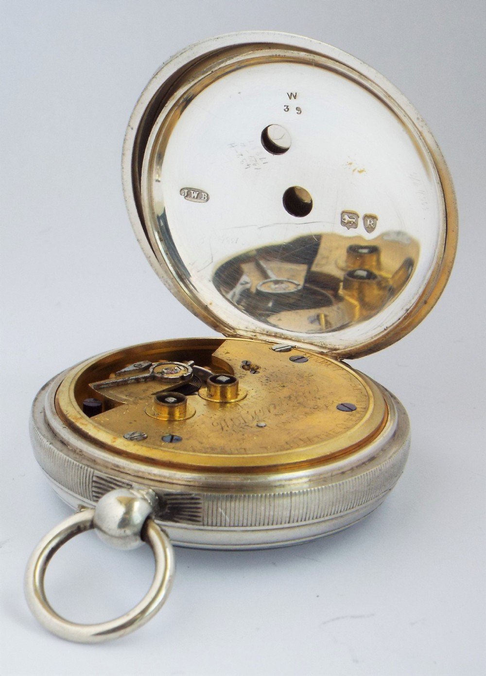 Antique “The Ludgate” silver pocket watch, 1892. View IV