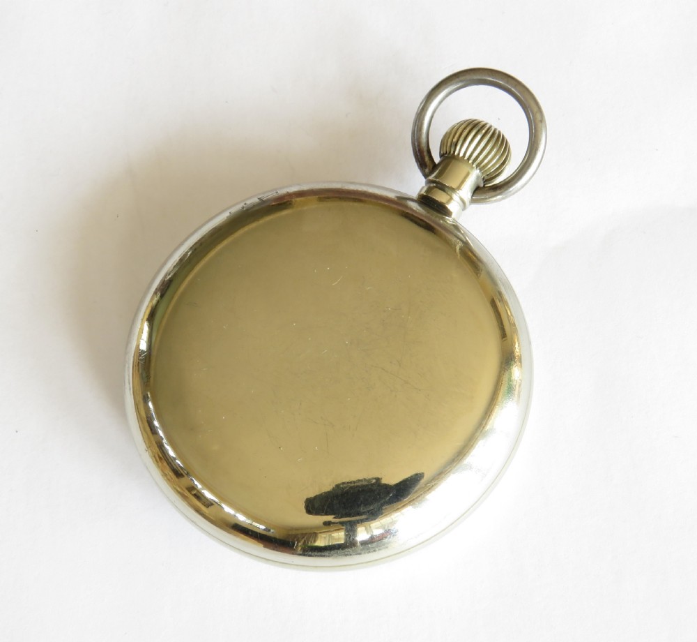 Large 1940s Swiss pocket watch View IV