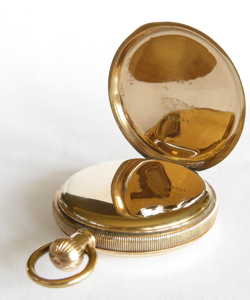 Waltham half hunter pocket watch, 1905 View IV