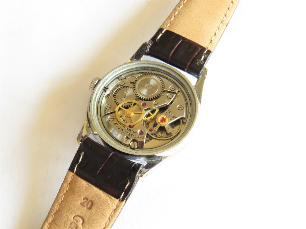 Gents 1950s Tissot Visodate Camping wrist watch View V