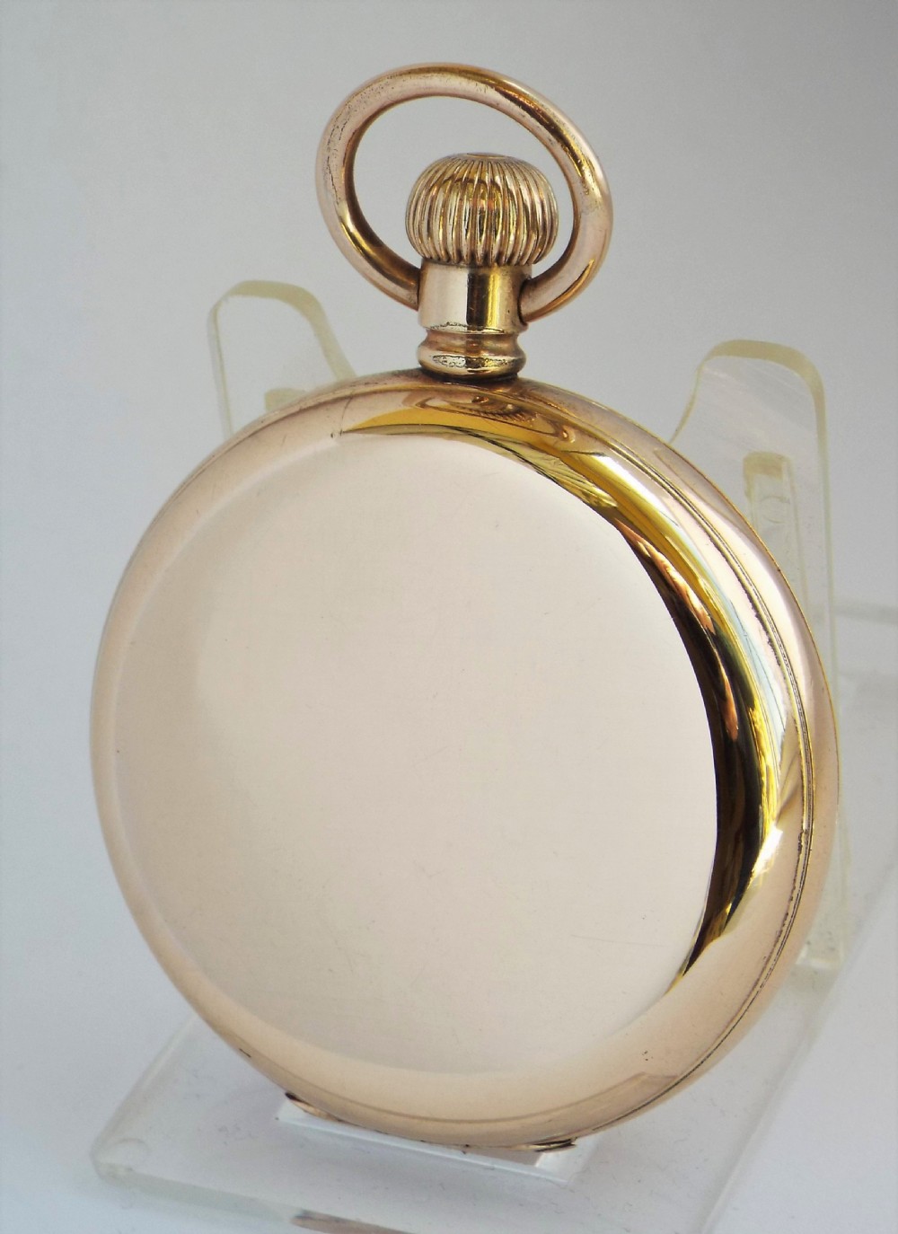 Antique Waltham full hunter pocket watch. View II