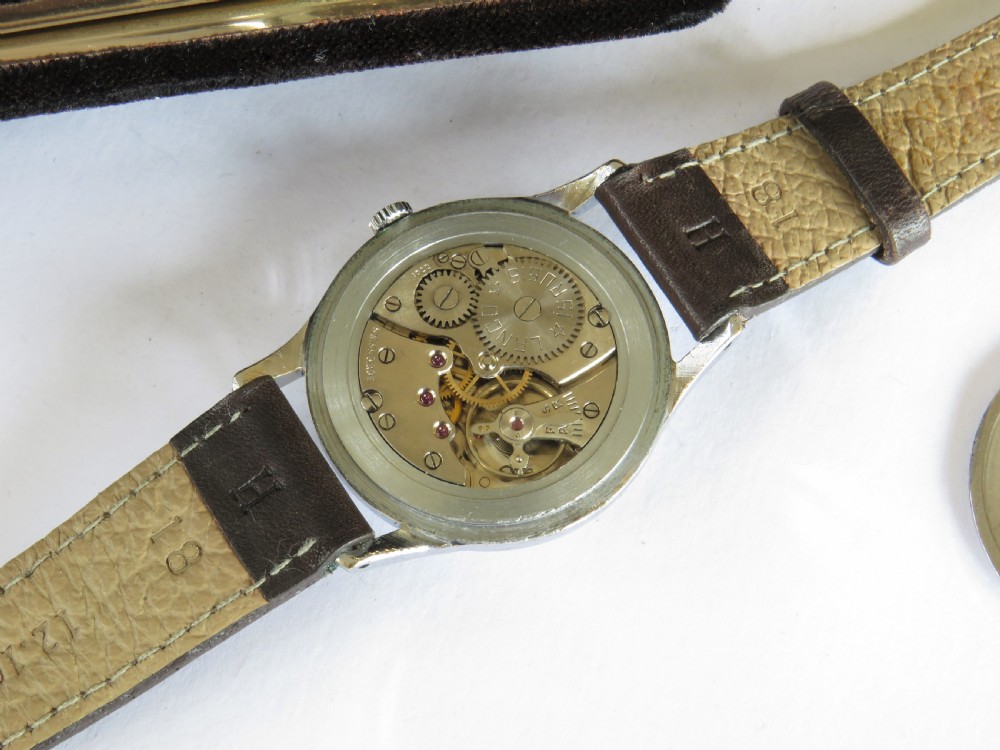 Gents 1950s Lanco wrist watch View V