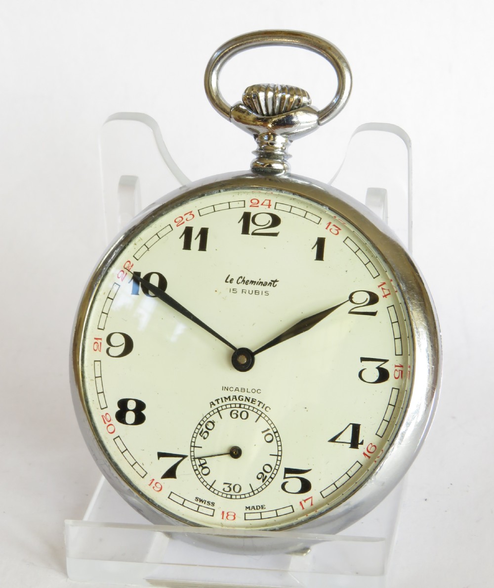 1950s Le Cheminant pocket watch