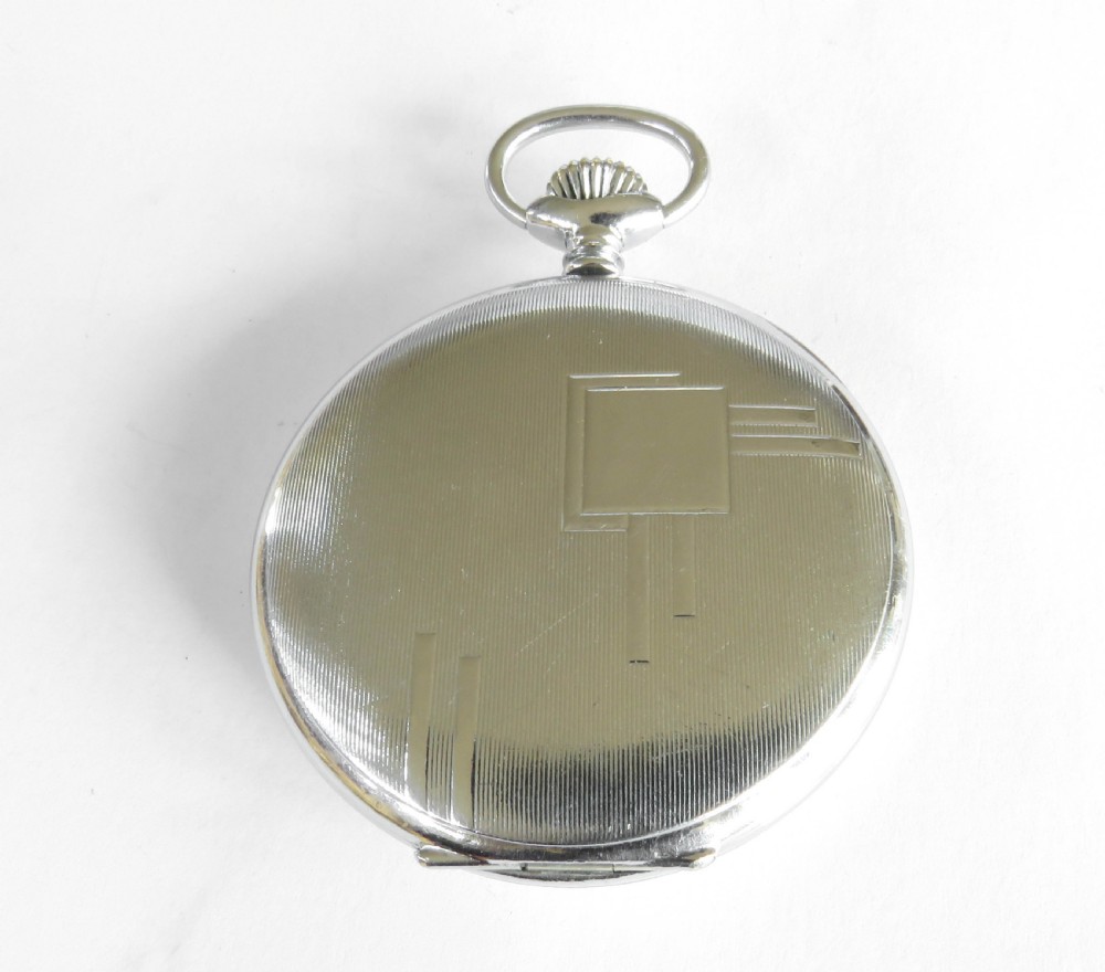 1950s Le Cheminant pocket watch View V