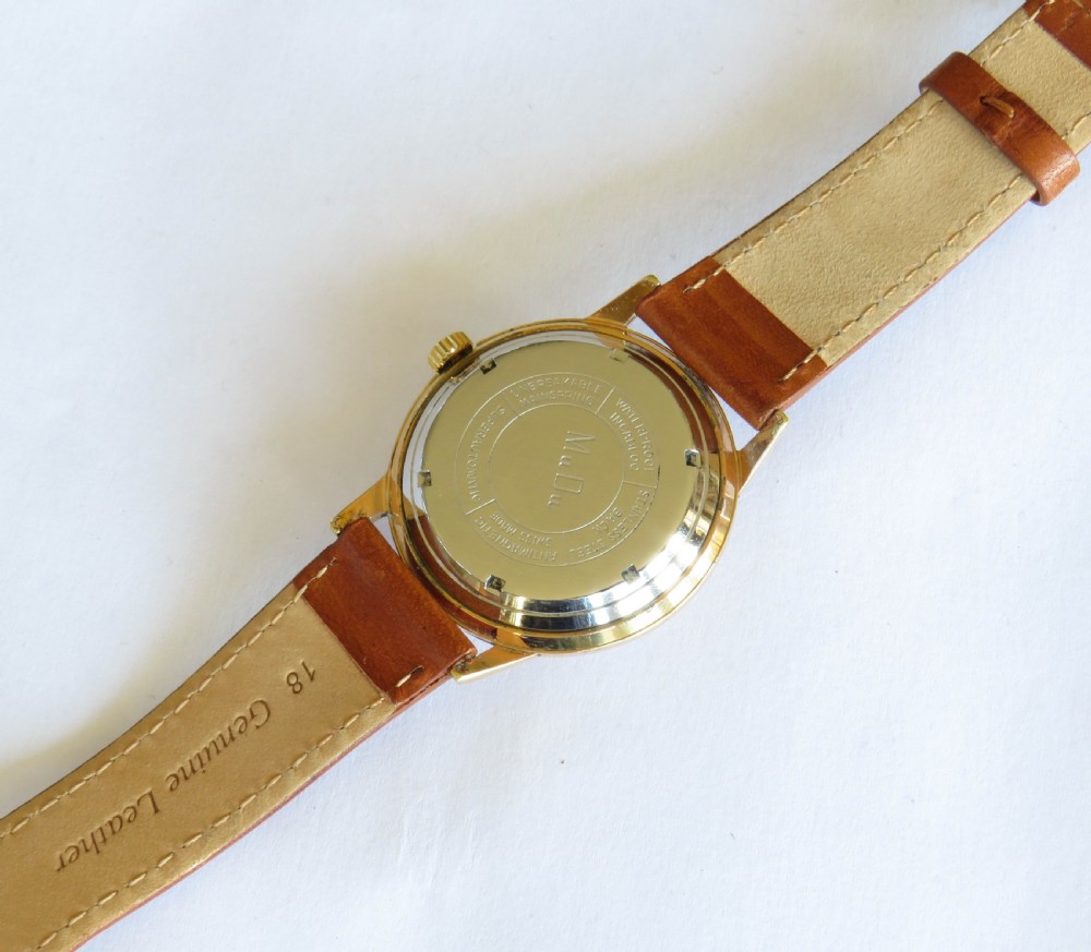 Gents 1950s MuDu Doublematic wrist watch View IV