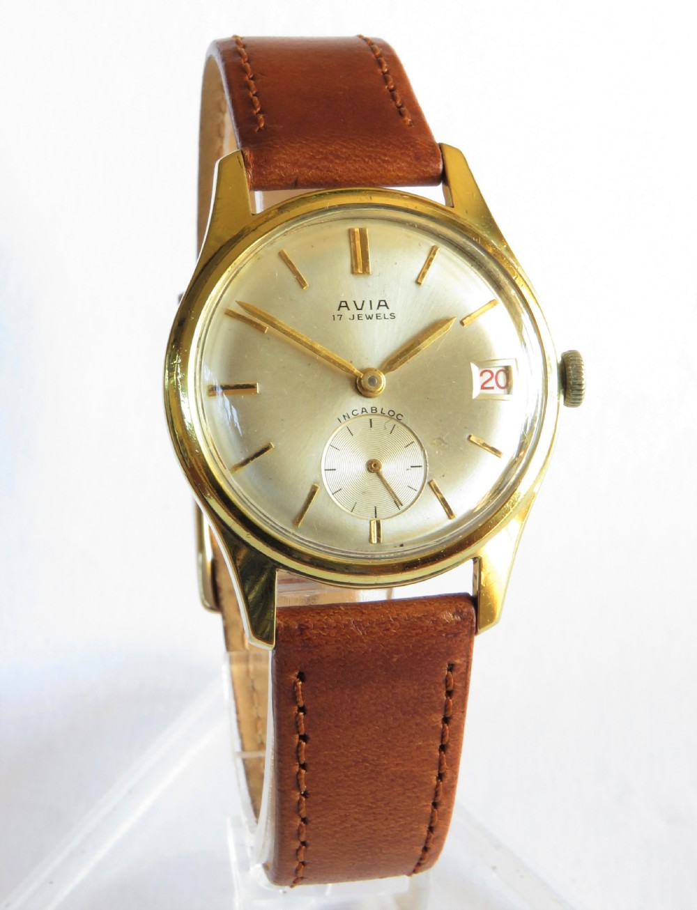 Gents Avia wrist watch, c1960 View II