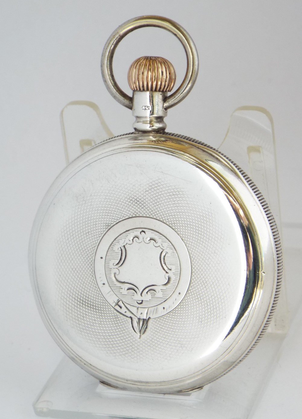 Antique silver Vertex pocket watch, 1907. View II