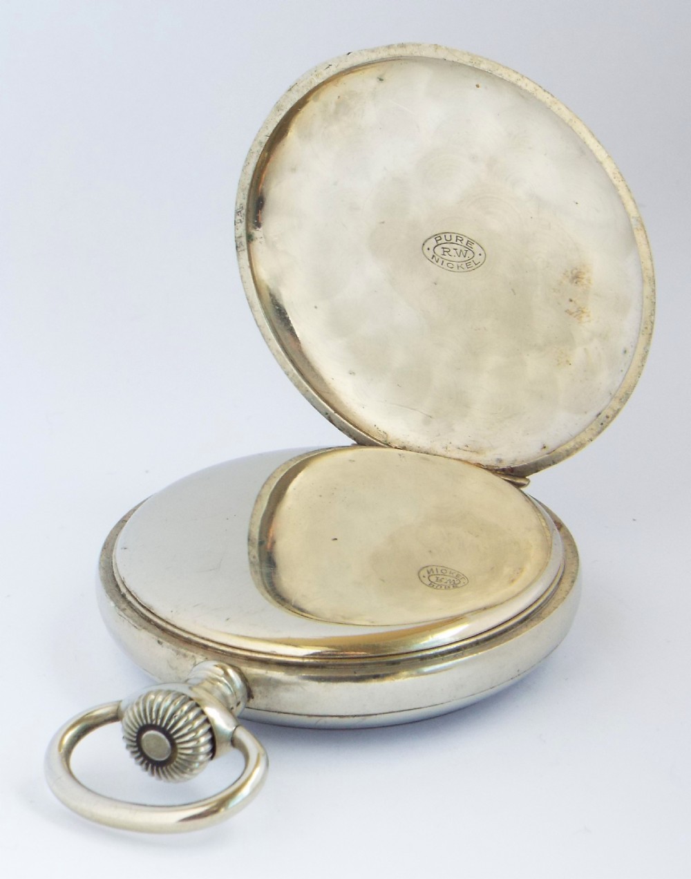 A vintage 1930s Record pocket watch. View III