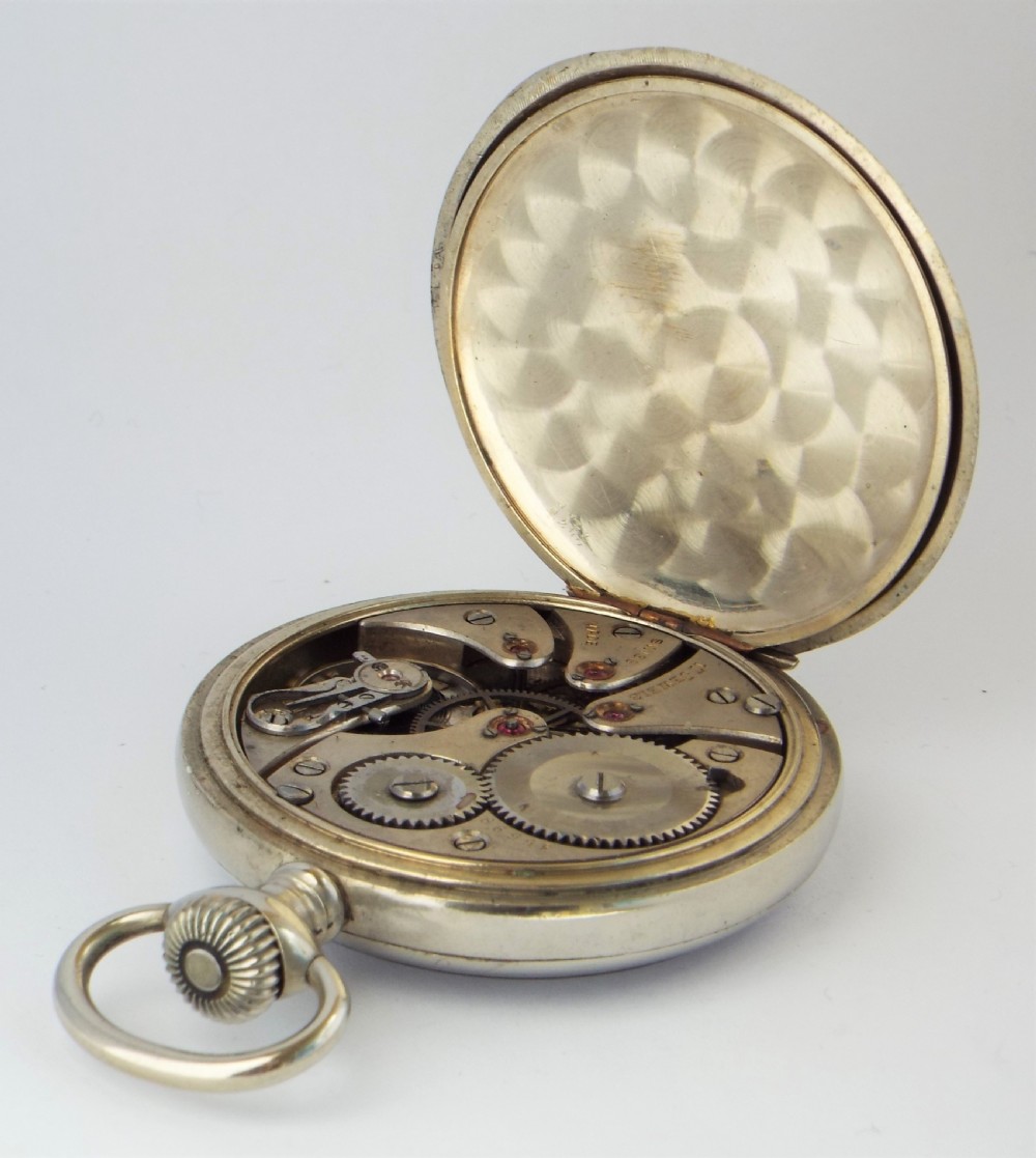 A vintage 1930s Record pocket watch. View IV
