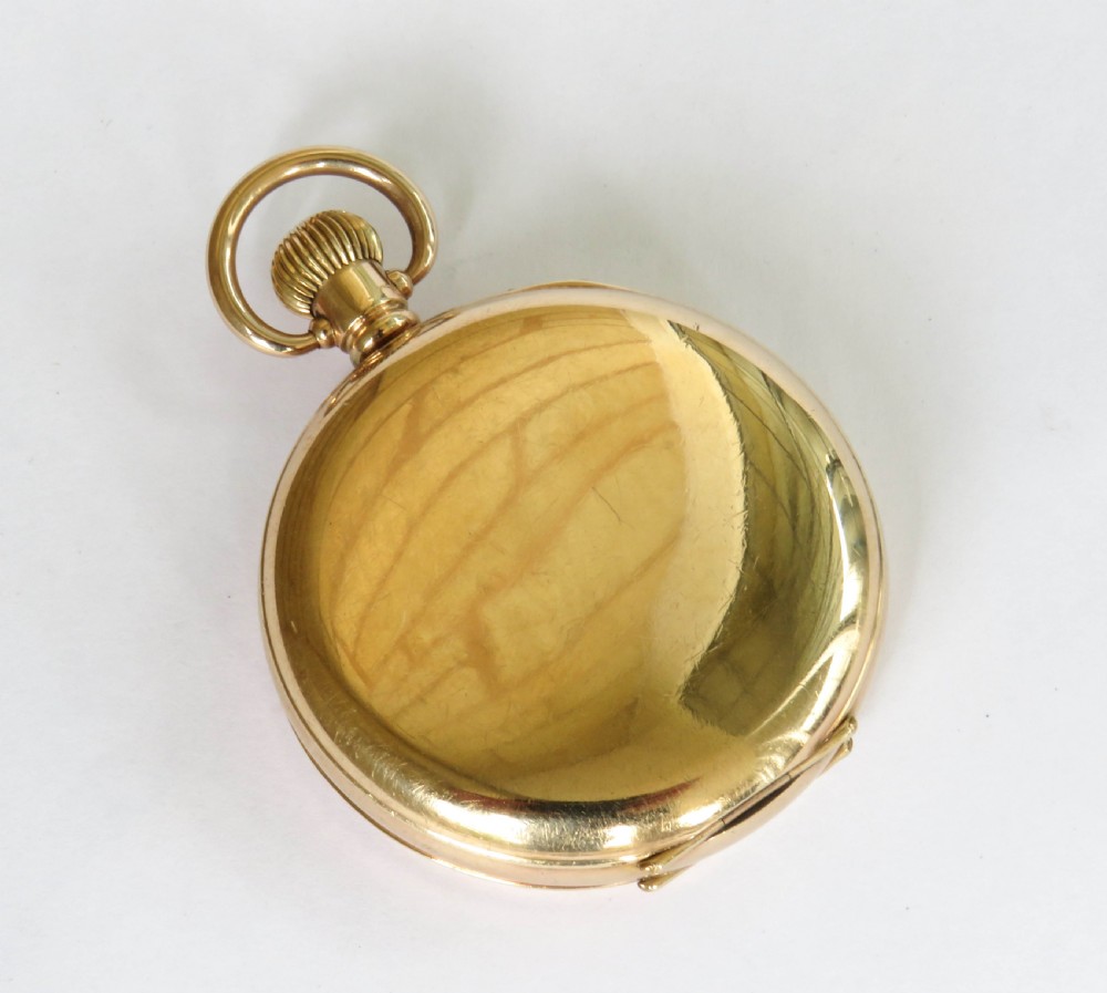 1920s Swiss full hunter pocket watch View IV