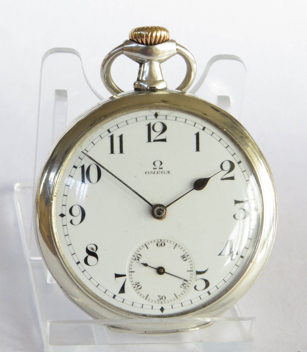 Antique Omega pocket watch, 1915 View II