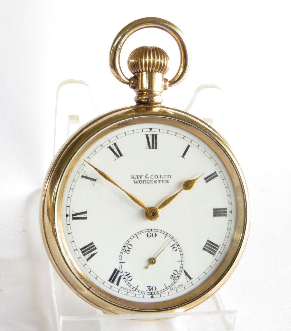 Antique Kays pocket watch in super condition View II