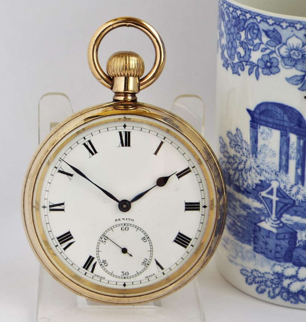Antique 1920s Zenith pocket watch.