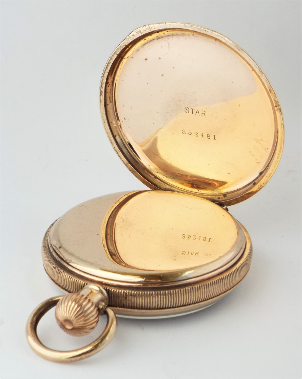 Antique 1903 Waltham Traveler pocket watch. View III