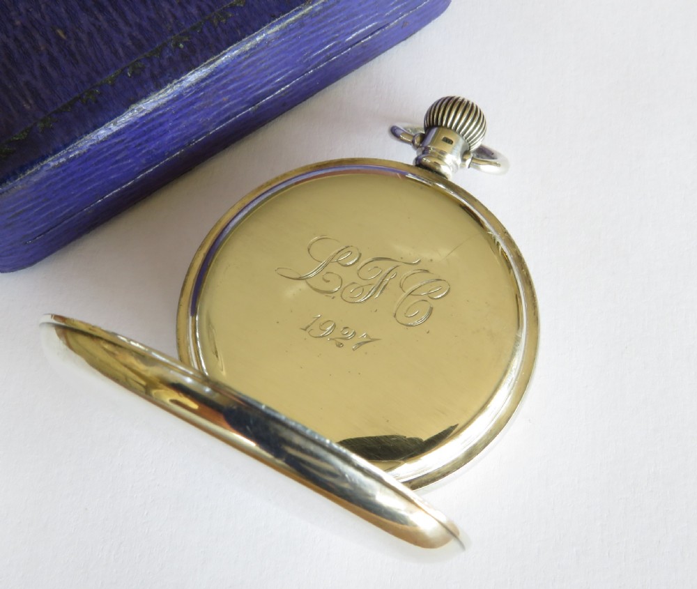 Antique silver Visible chronometer grade pocket watch View IV