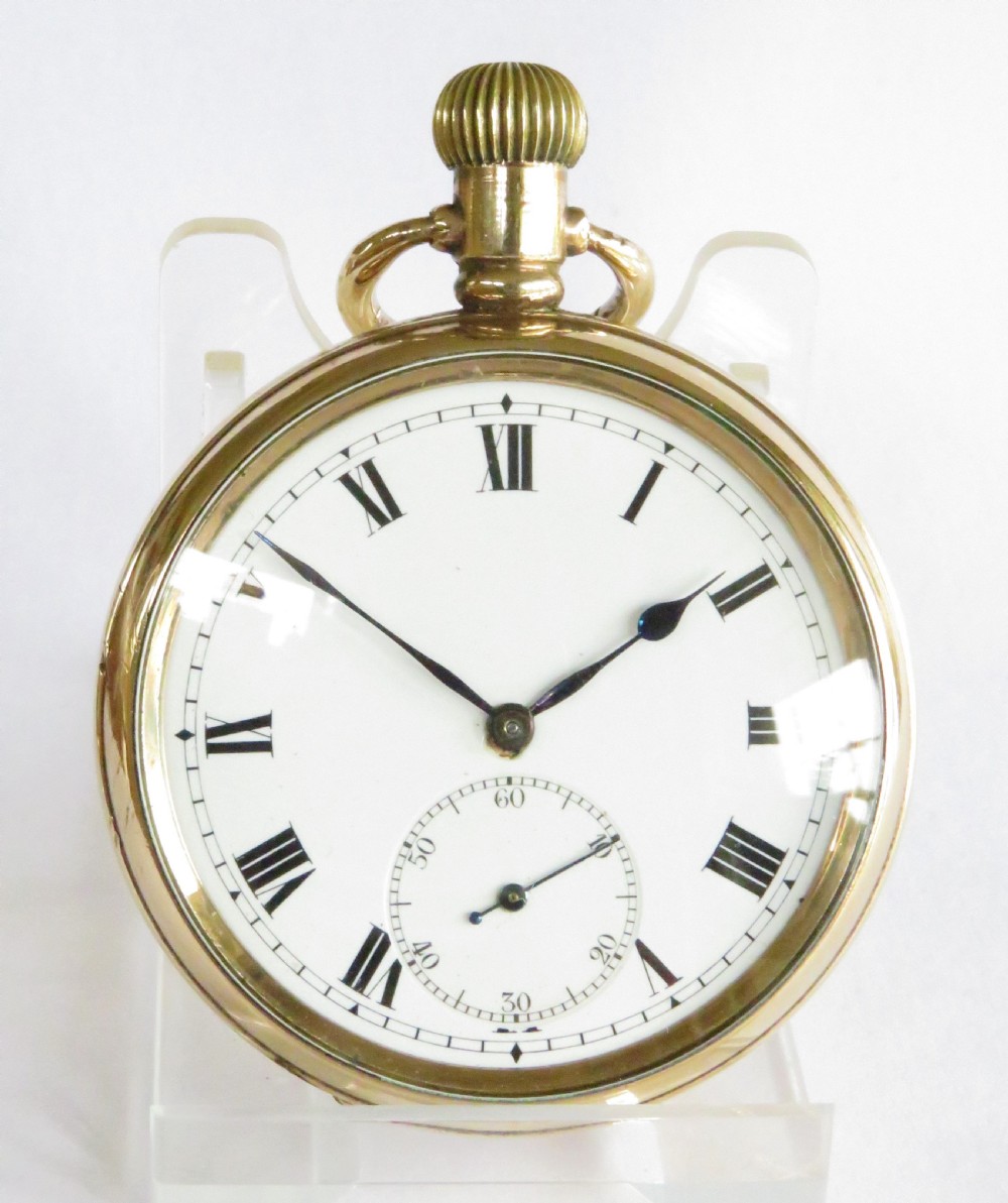 1930s Rotherham & Sons pocket watch, Colet Court View II