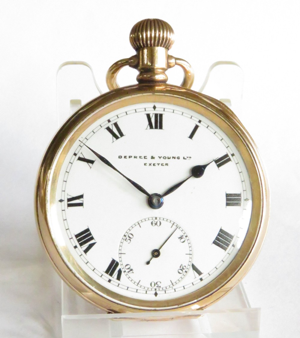 Antique Revue pocket watch, Depree & Young, Exeter View II