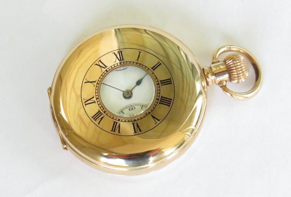 1920s Limit half hunter pocket watch
