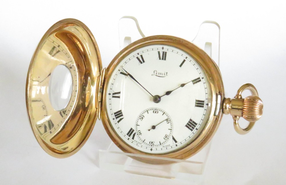 1920s Limit half hunter pocket watch View II