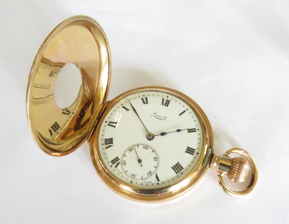 1920s Limit half hunter pocket watch View III