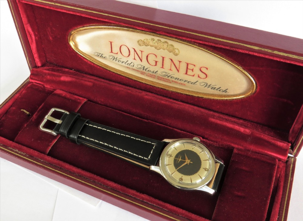 Gents Longines wrist watch, 1955 View II