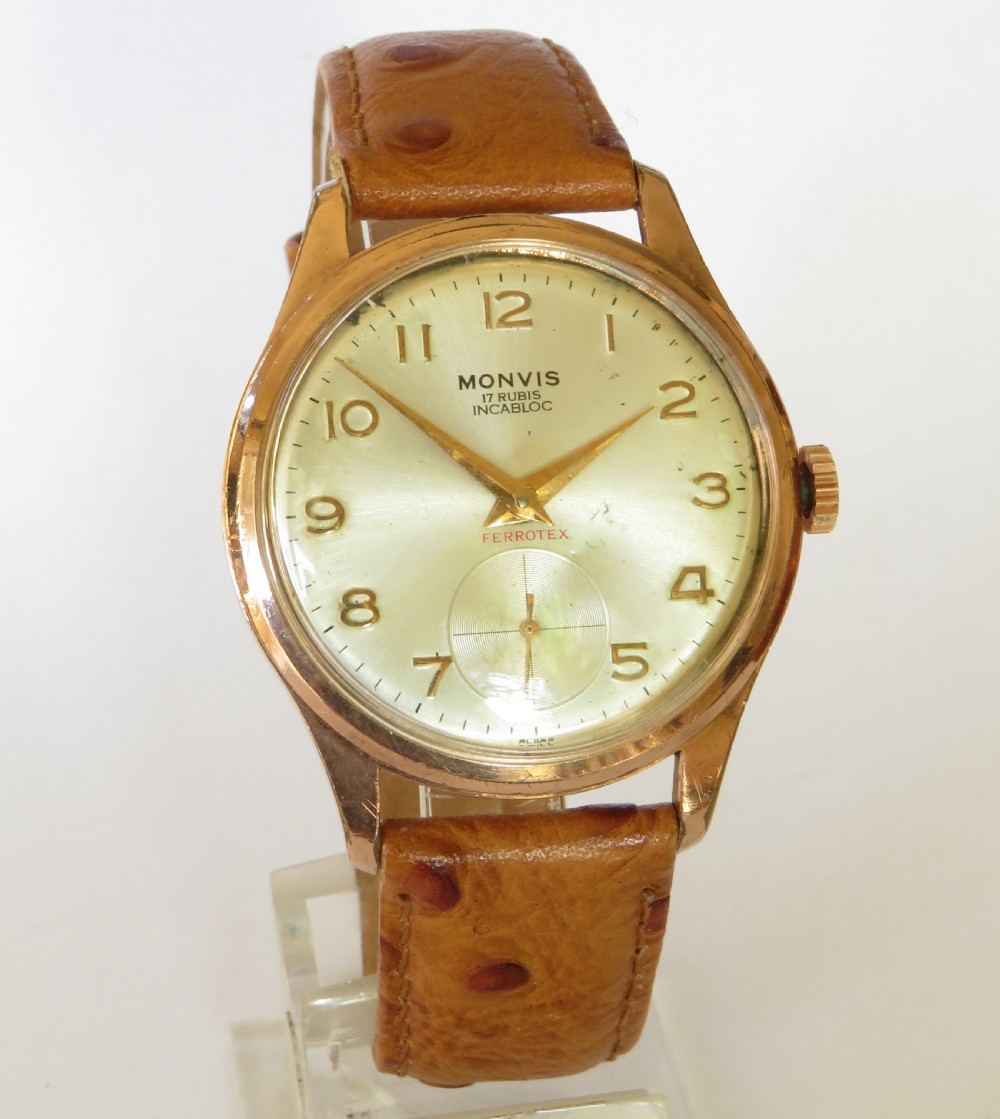 Gents 1960s Monvis wrist watch View II