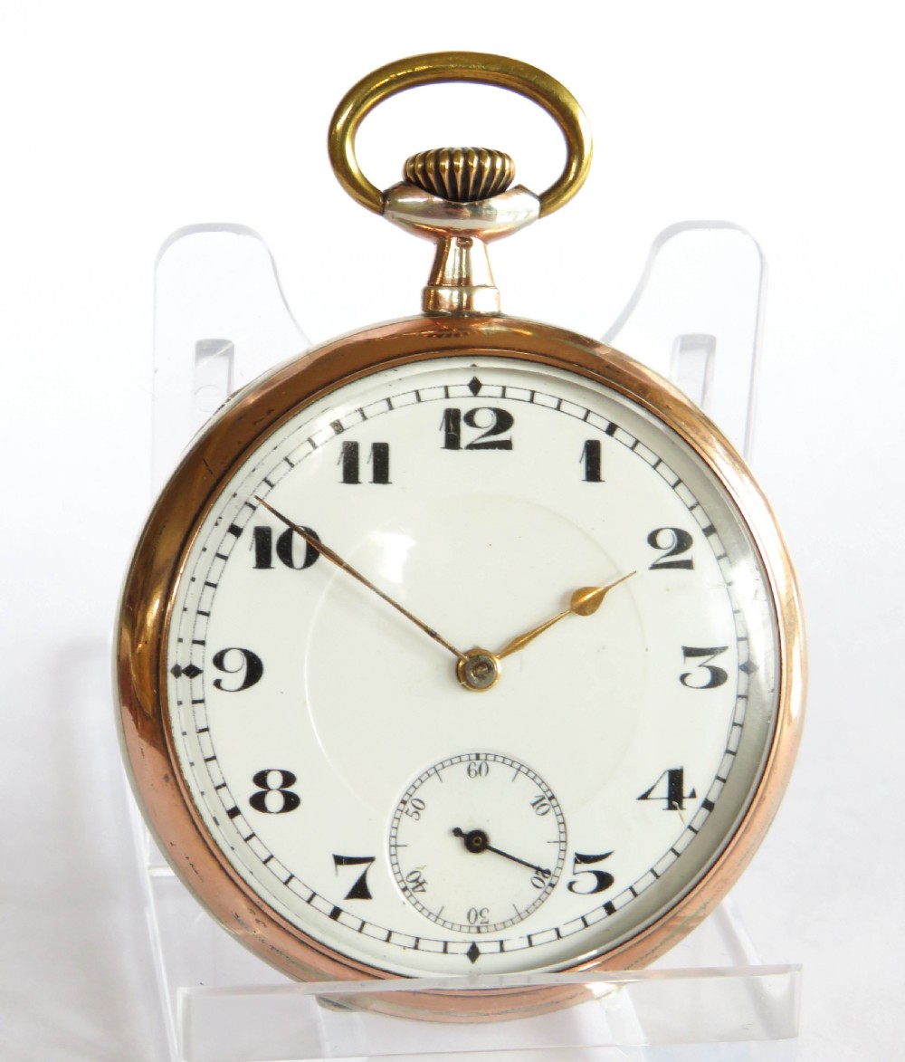 1920s silver galonne pocket watch View II
