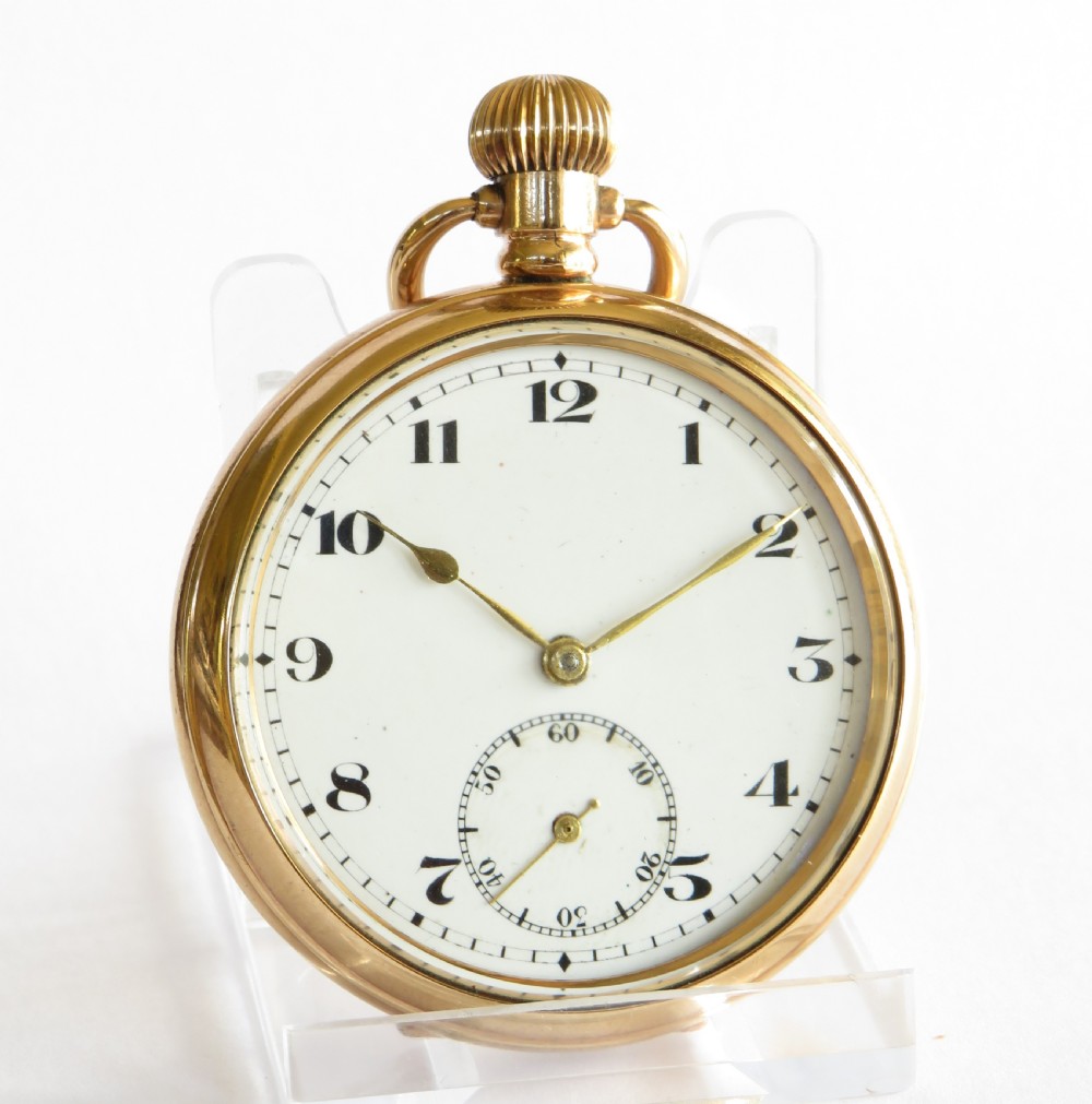 1920s Bernex stem winding pocket watch View II