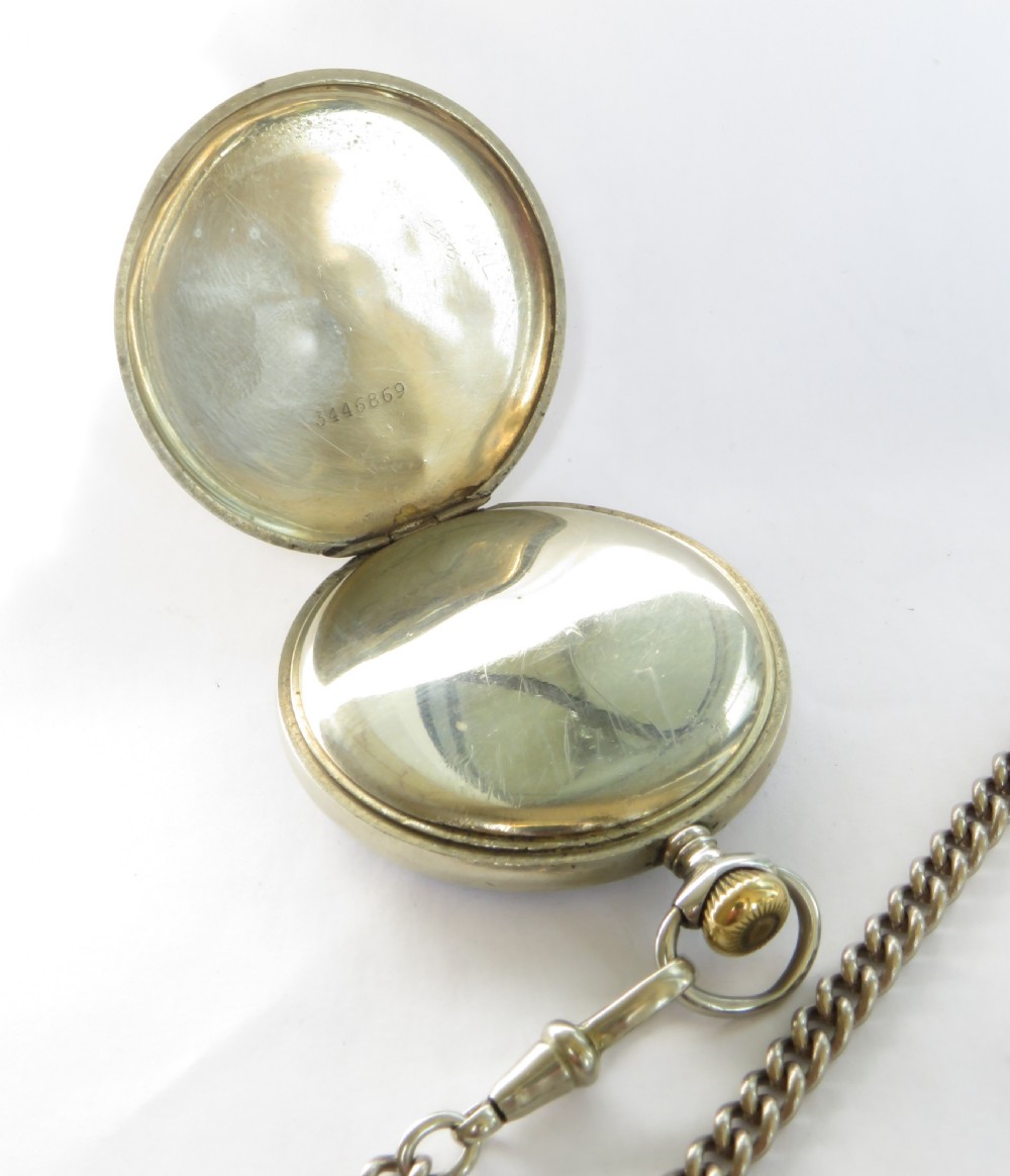 Antique York pocket watch and chain View IV